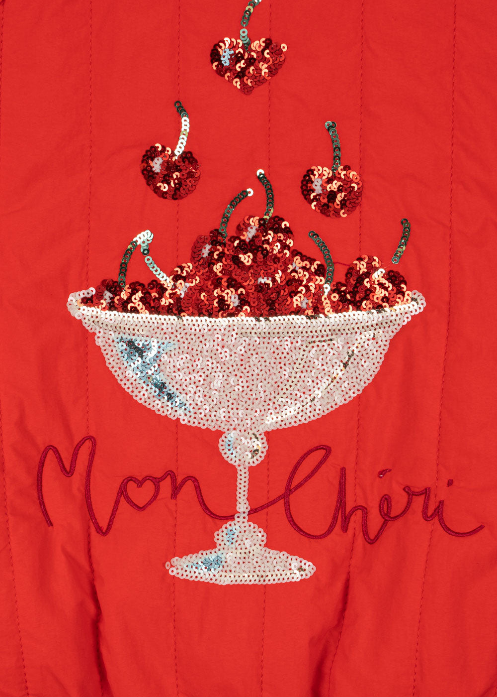 Juno Sequin Bomber Jas