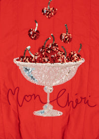 Juno Sequin Bomber Jas