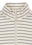Lou Stripe Half-Zip Vest