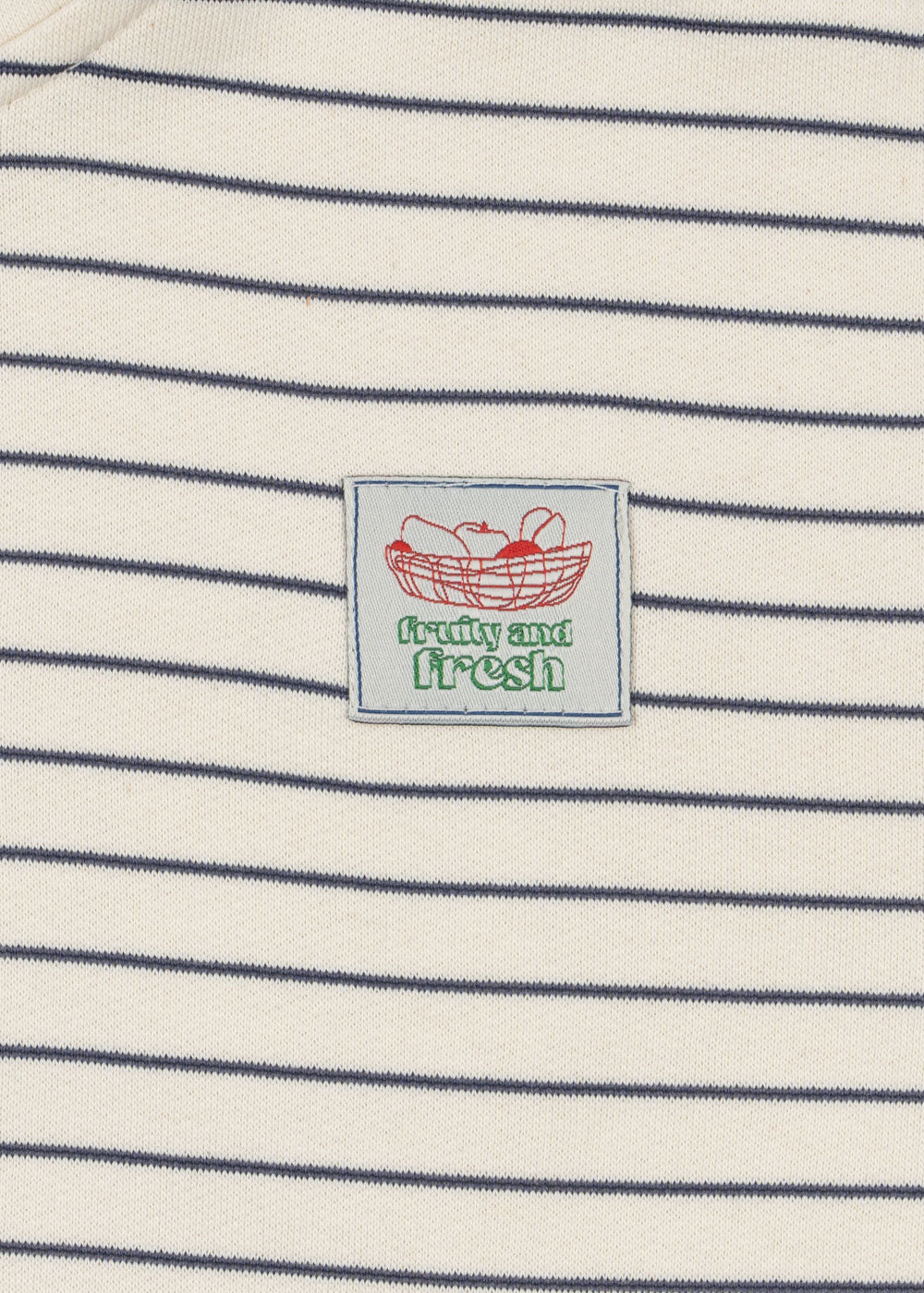 Lou Stripe Half-Zip Vest