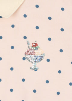 Spotty Polo Sweater