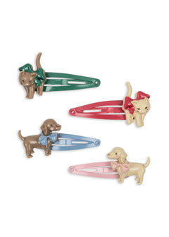 4-pack Cats&Dogs haarclipjes