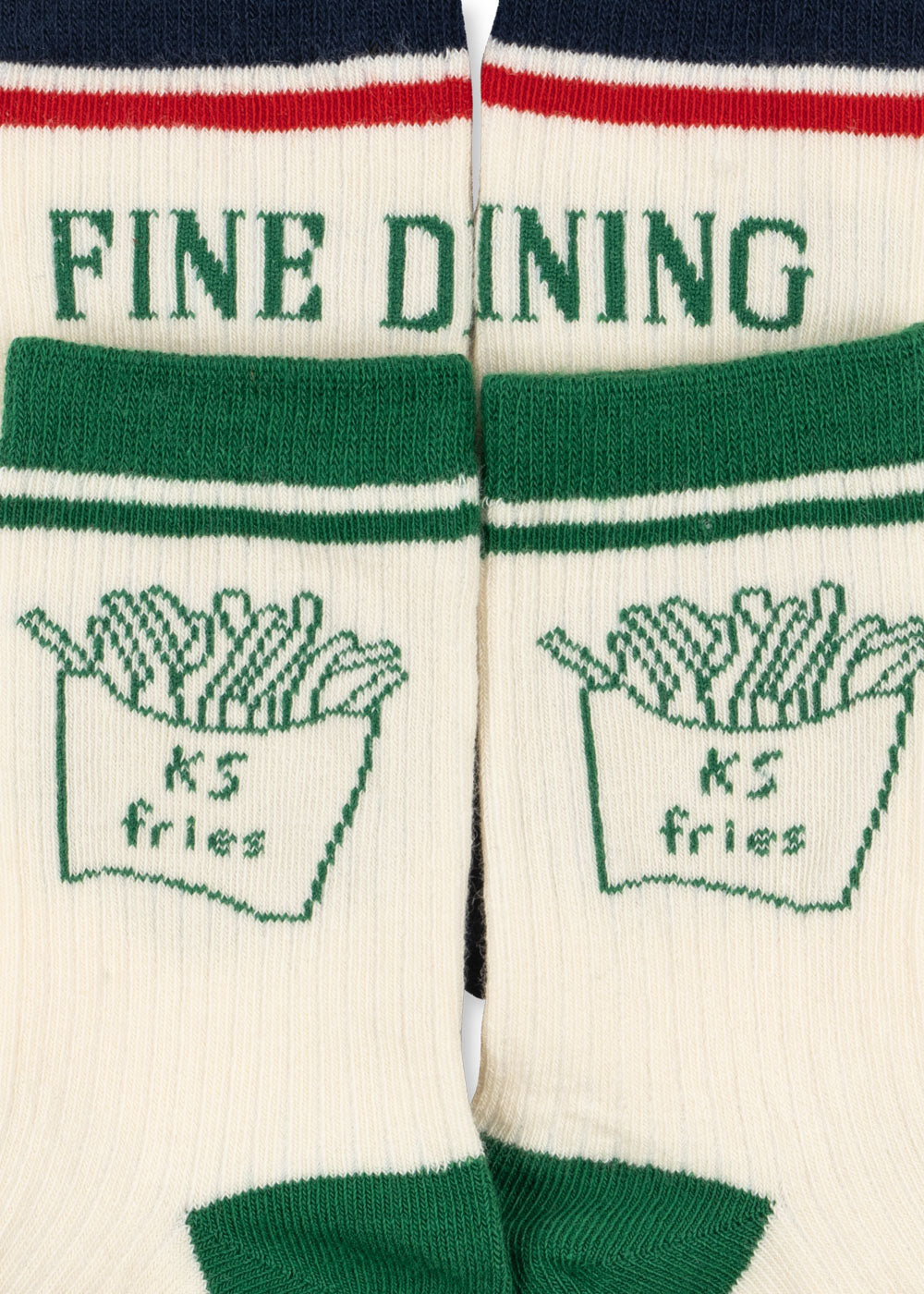 2-pack Rib Fries Sokken