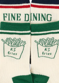 2-pack Rib Fries Sokken