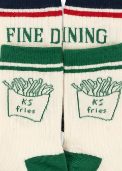 2-pack Rib Fries Sokken