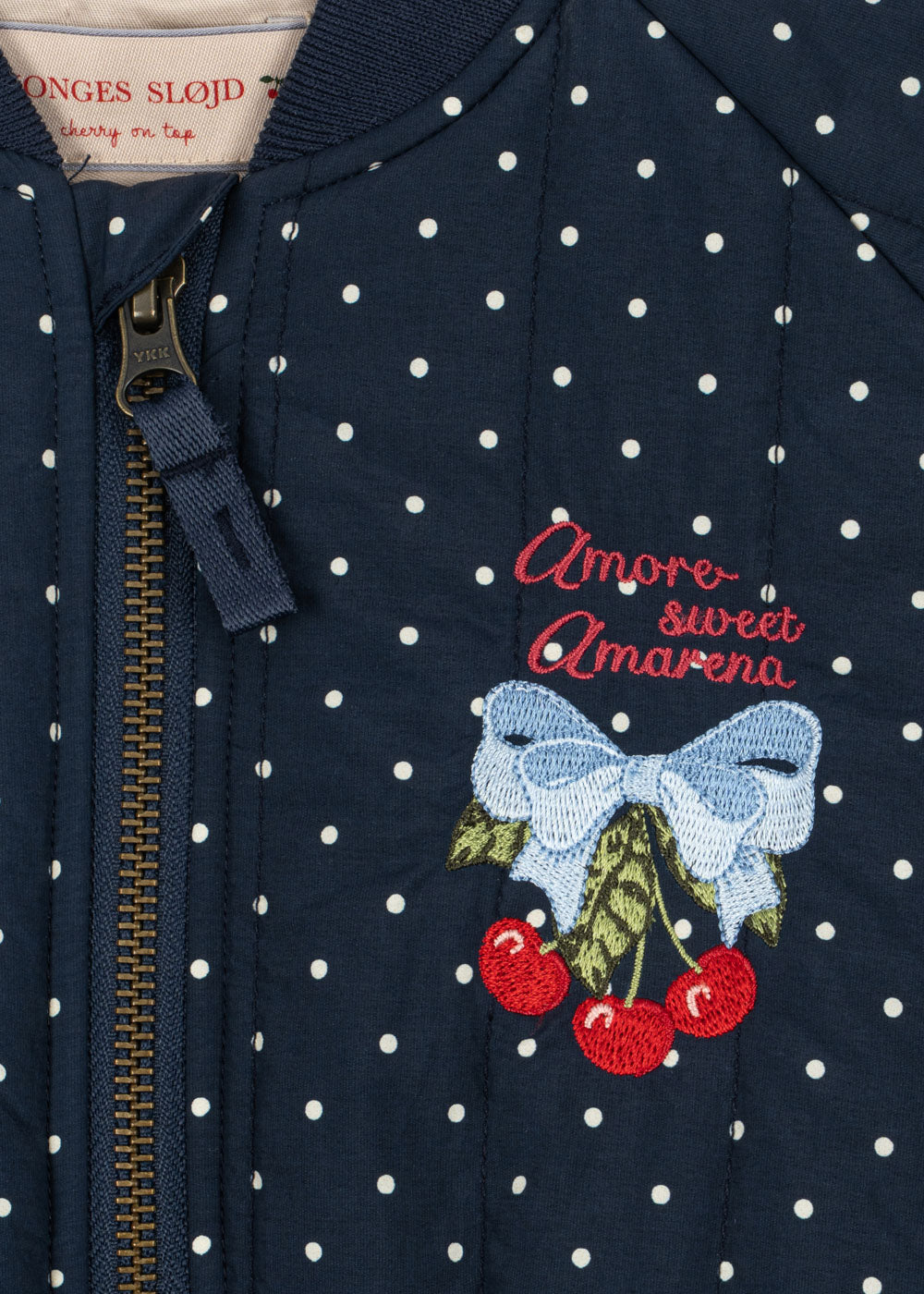 Juno Printed Dot Bomber
