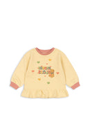 Spotty Frill Sweater