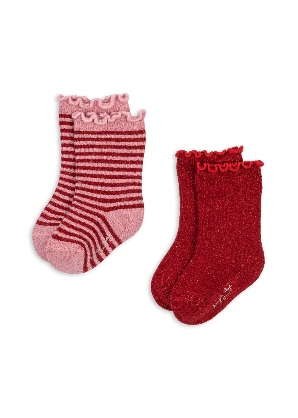2-pack Glitter Sokken