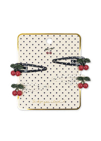 4-pack Cherry Dot haarclip