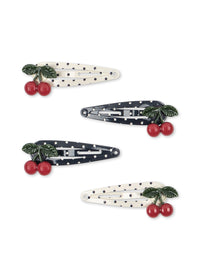 4-pack Cherry Dot haarclip