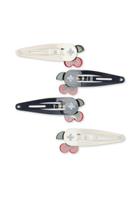 4-pack Cherry Dot haarclip