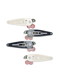 4-pack Cherry Dot haarclip