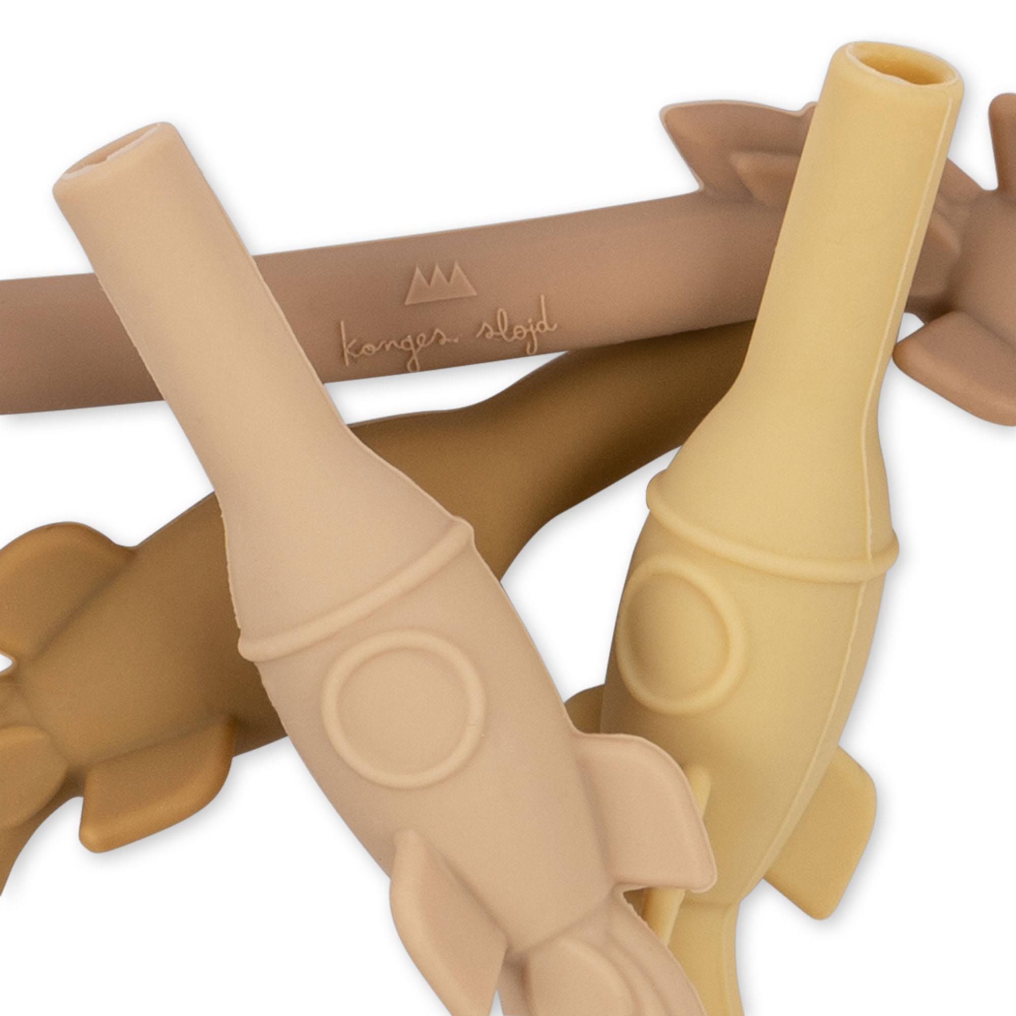 4-pack Siliconen Rocket Rietjes