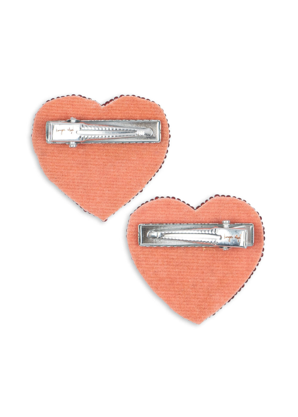 2-pack Heart haarclipjes