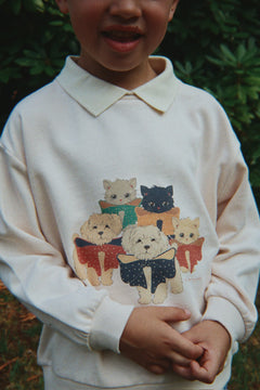 Spotty Polo Sweater