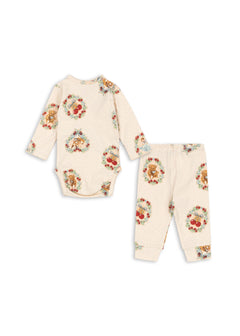 Basic Overslag Romper/Broek Set