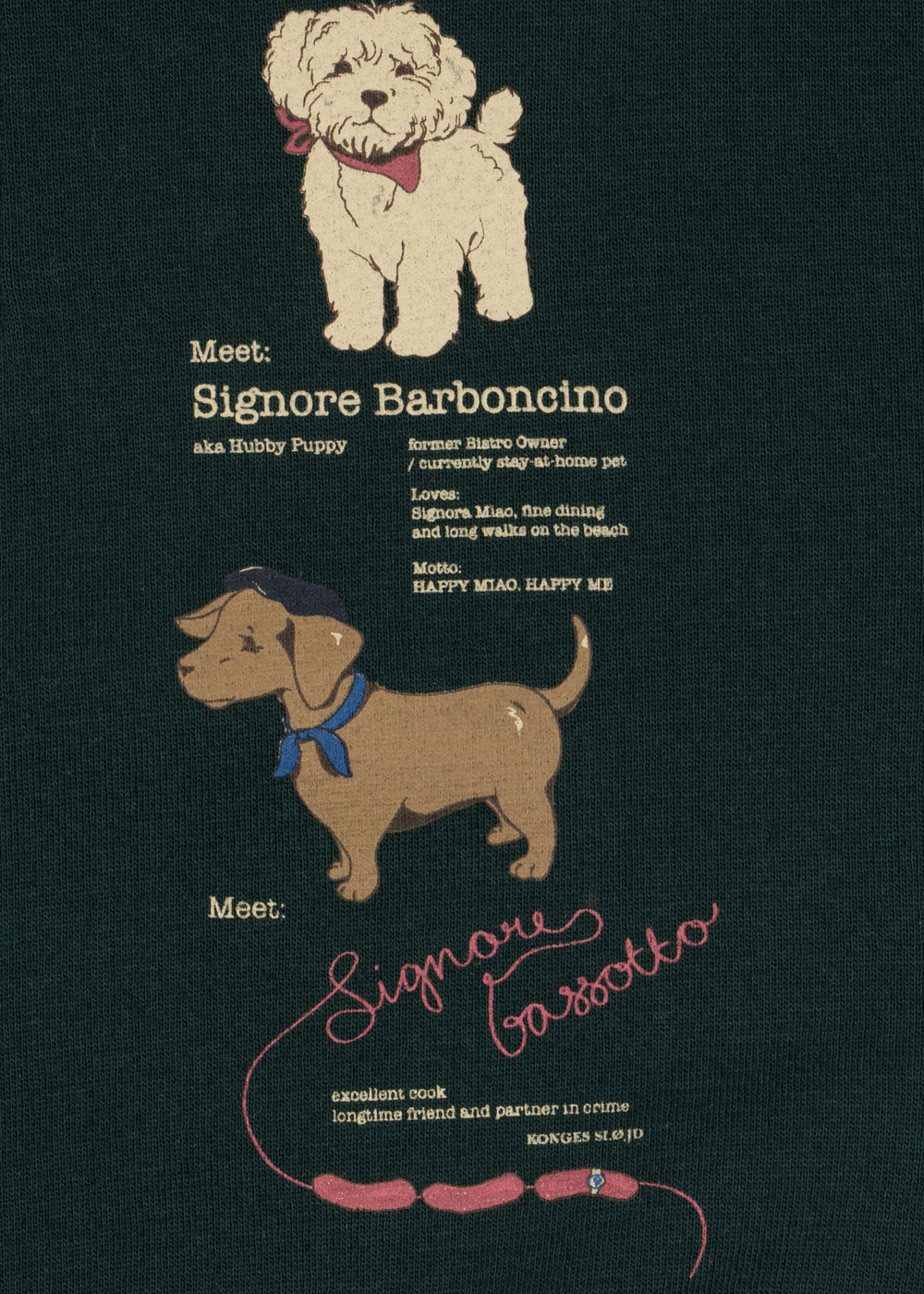 Doggy half-zip Sweater