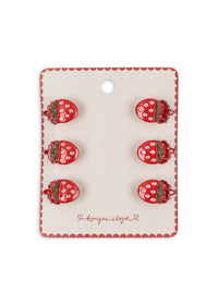 6-pack Mini haarclipjes