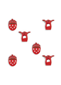 6-pack Mini haarclipjes