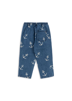 Denim kinderbroek Magot Broek achterkant