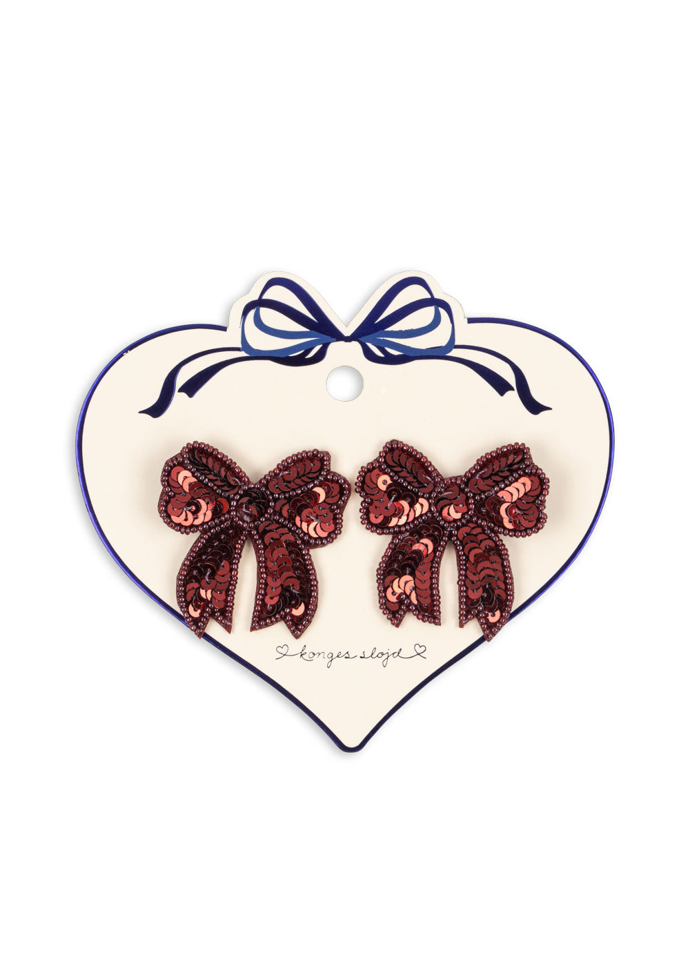 2-pack Sequin Bow haarclipjes