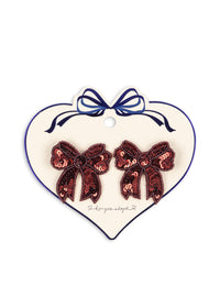 2-pack Sequin Bow haarclipjes