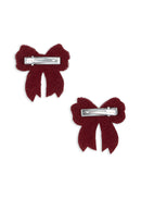 2-pack Sequin Bow haarclipjes