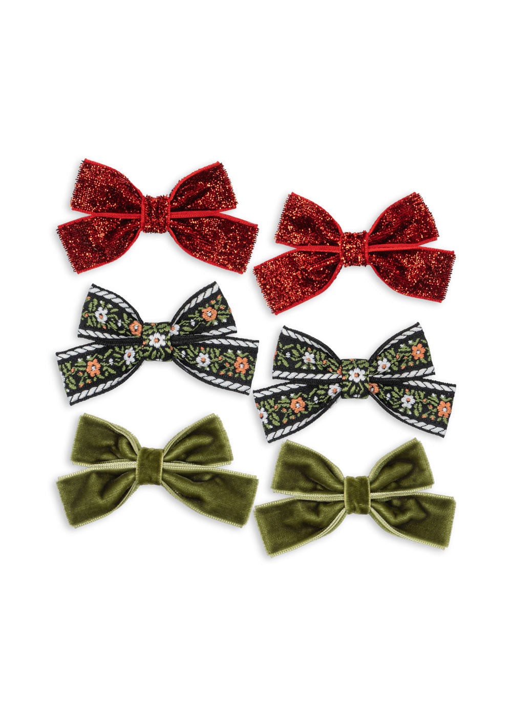 6-pack Micki Bow haarclipjes