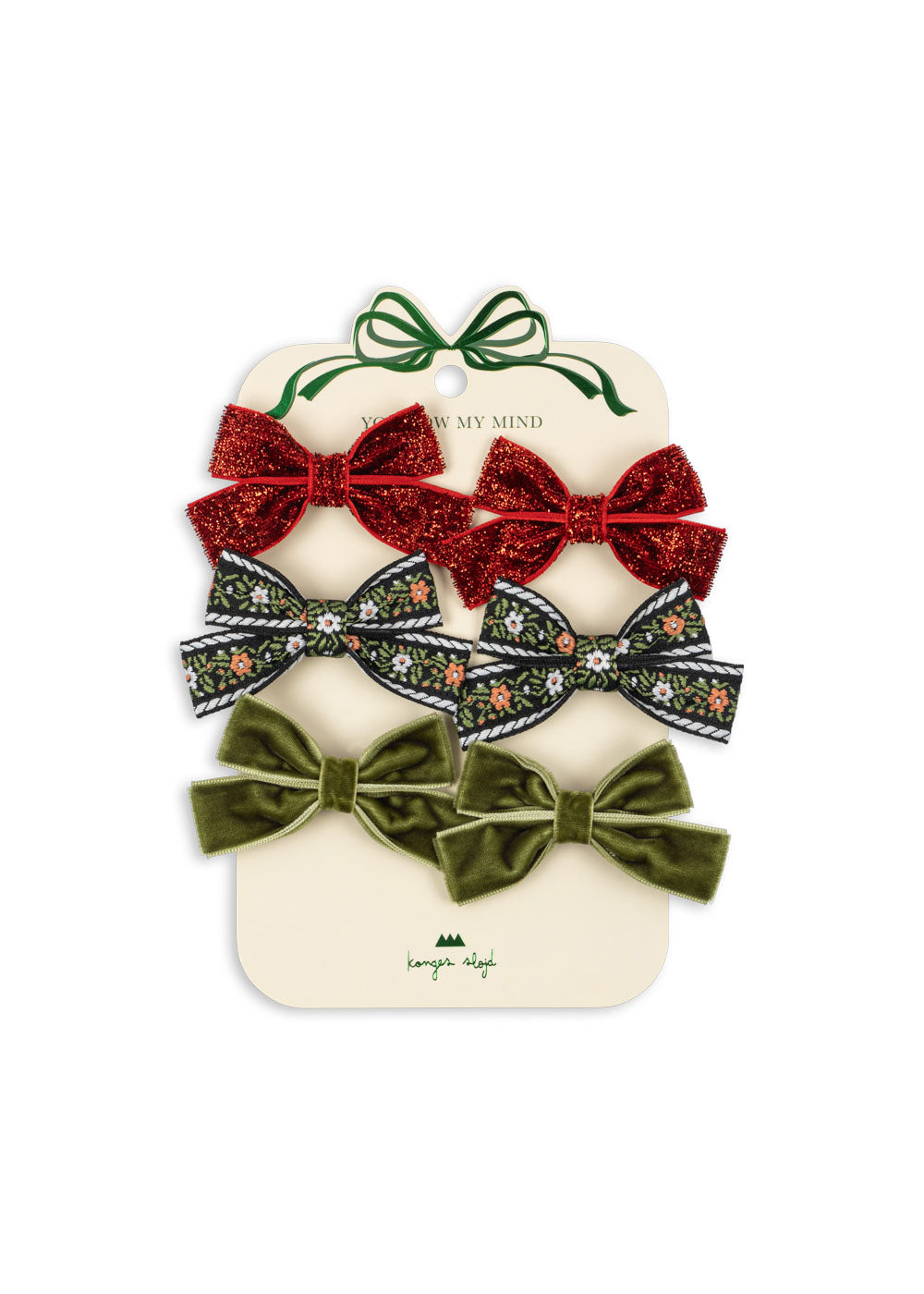 6-pack Micki Bow haarclipjes