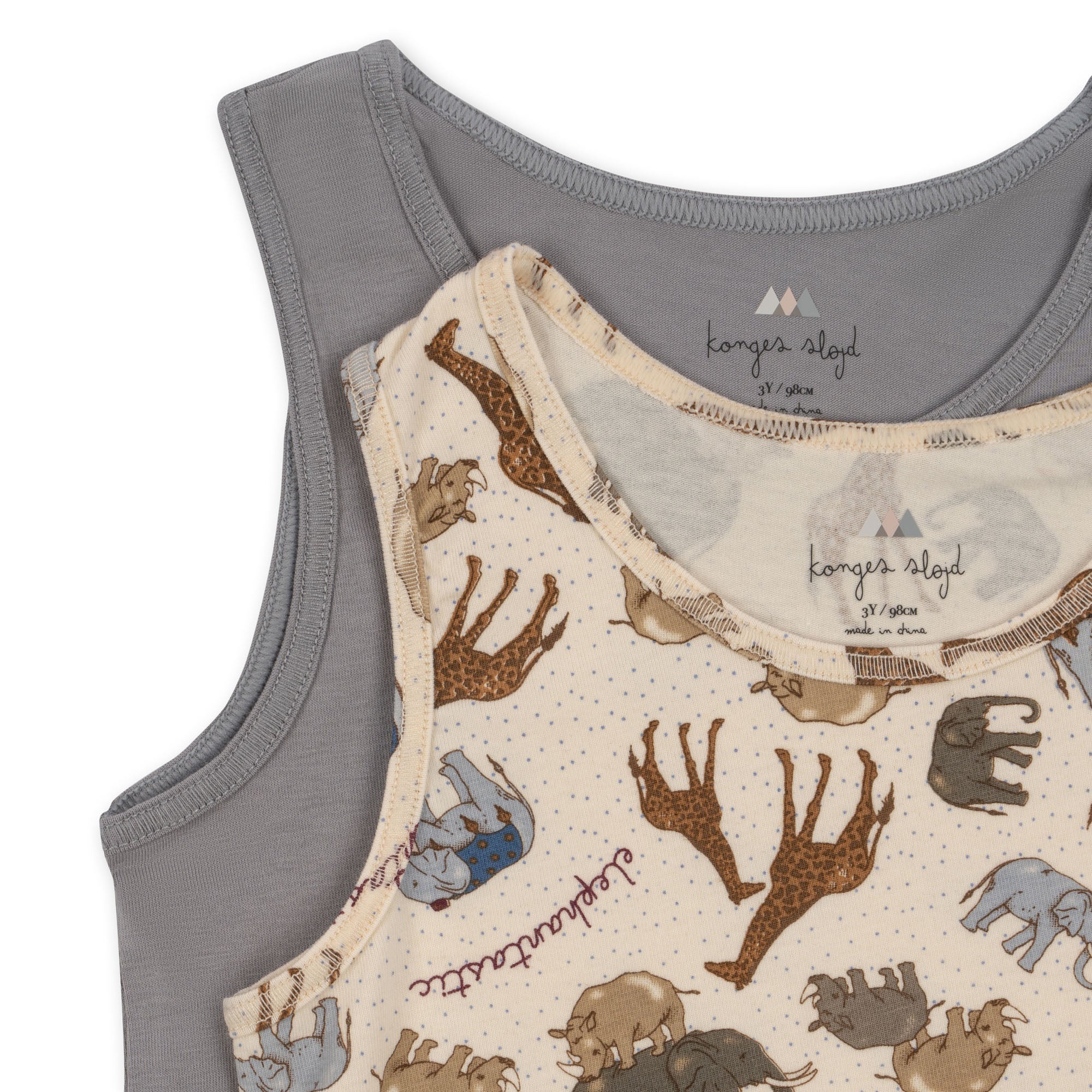 Basic 2-pack Jongens Tanktops